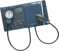 PRECISION Aneroid Sphygmomanometers with Blue Nylon Cuff, Thigh
