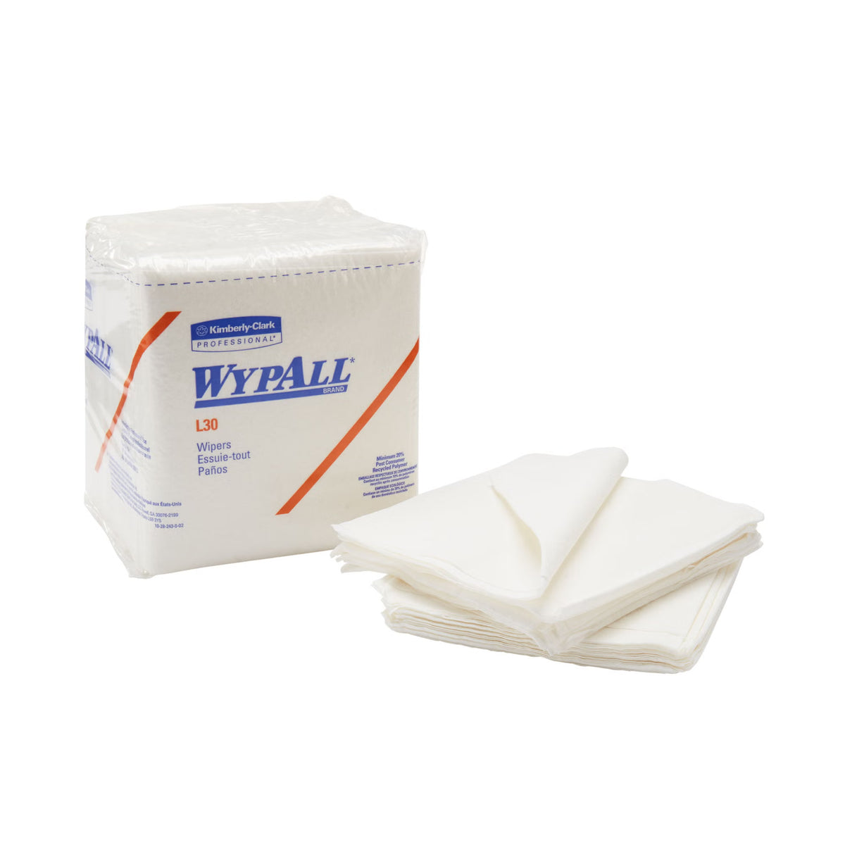 Kimberly Clark WypAll L30 Towels, Light-Duty, PK/90