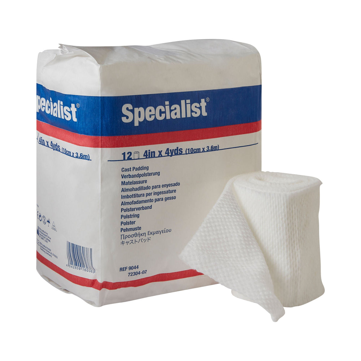 Specialist® White Cotton / Rayon Undercast Cast Padding, 4 Inch x 4 Yard, BG/12