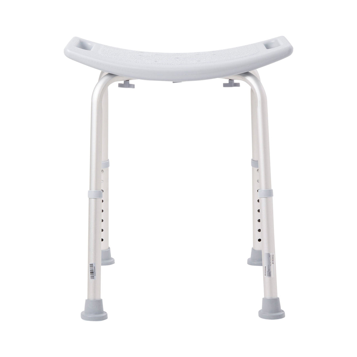 McKesson Aluminum Bath Bench Without Backrest, 15.5 – 19.5 Inch, Gray, EA/1