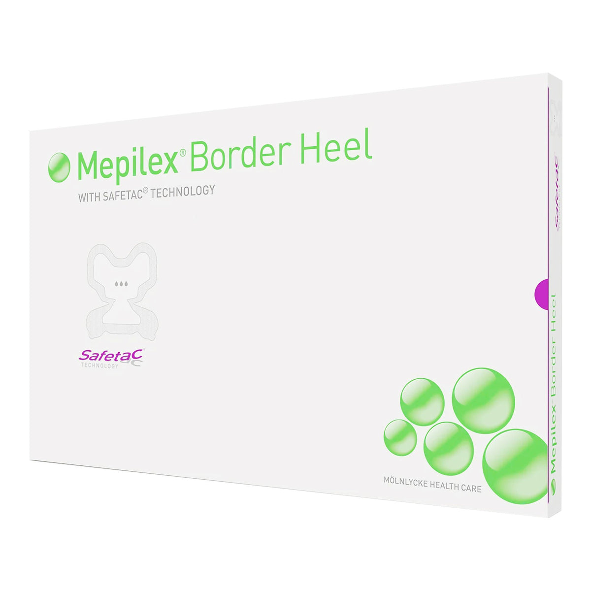 Mepilex® Border Heel Foam Dressing, 8-3/5 x 9 Inch, CS/30