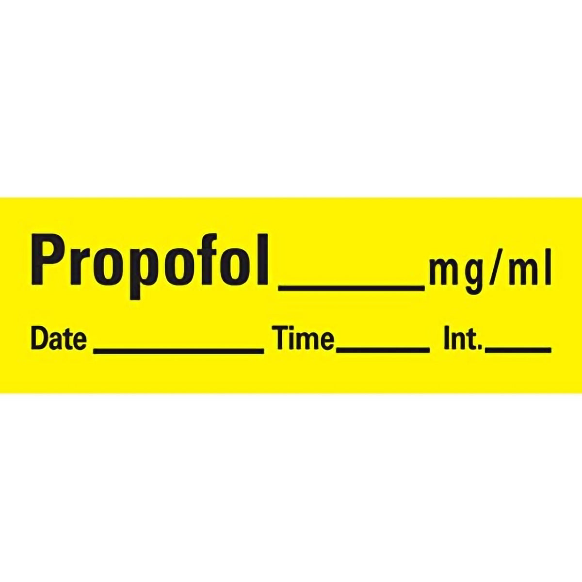 Barkley® Drug Label, Propofol_mg/mL Date_Time_Int_, RL/1