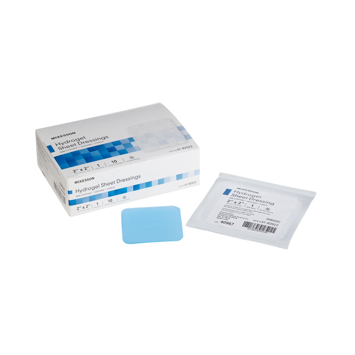 McKesson Hydrogel Dressing, 2 x 2 Inch, CS/40