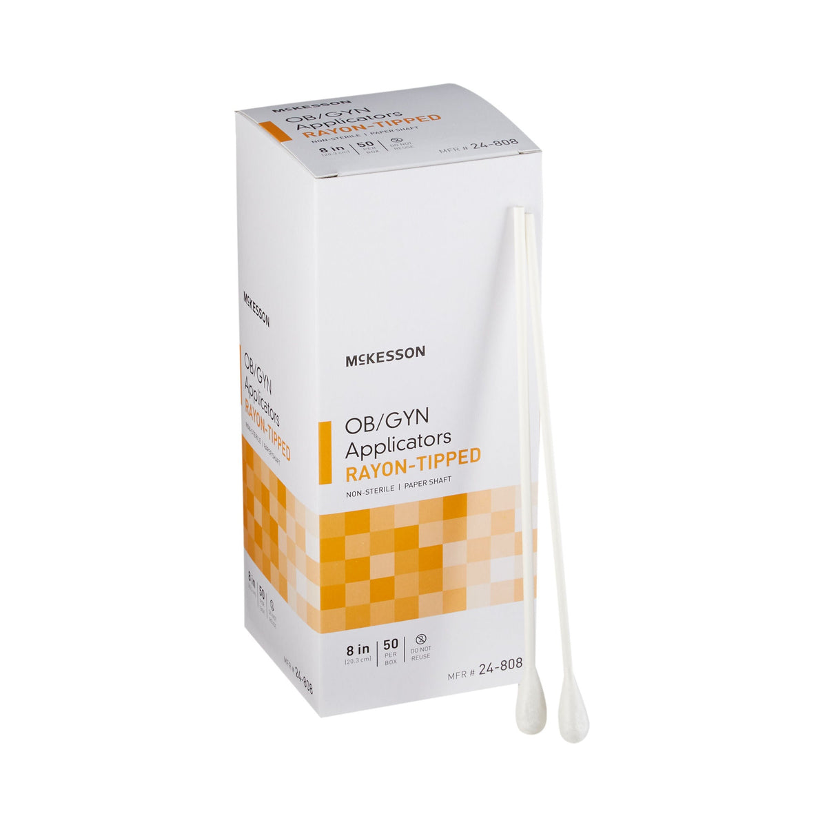 McKesson OB/GYN Swabstick, 8-inch, BX/50