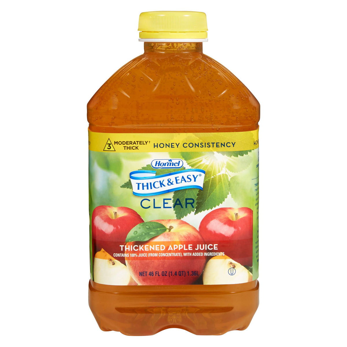 Thick & Easy® Honey Consistency Apple Thickened Beverage, 46-ounce bottle, EA/1