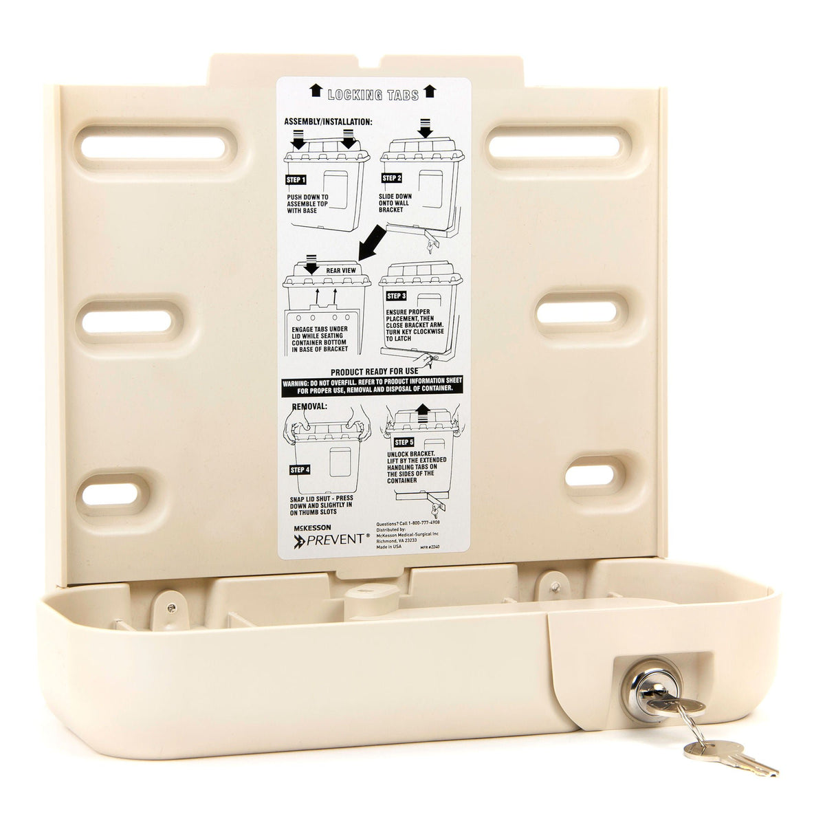 McKesson Prevent® Sharps Collector Bracket, CS/2