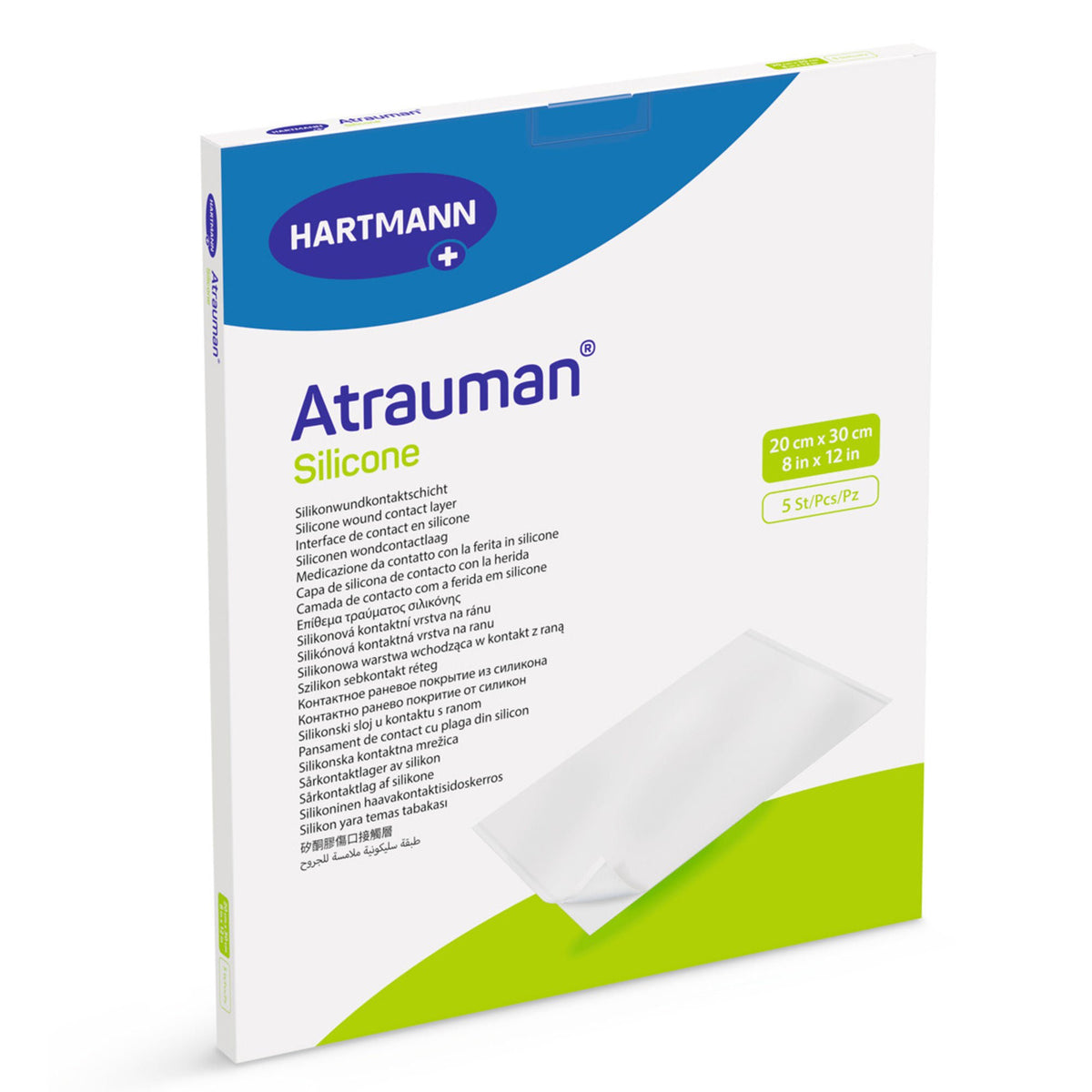 Atrauman® Silicone Sterile Wound Contact Layer Dressing, 8 X 12 Inch, BX/5