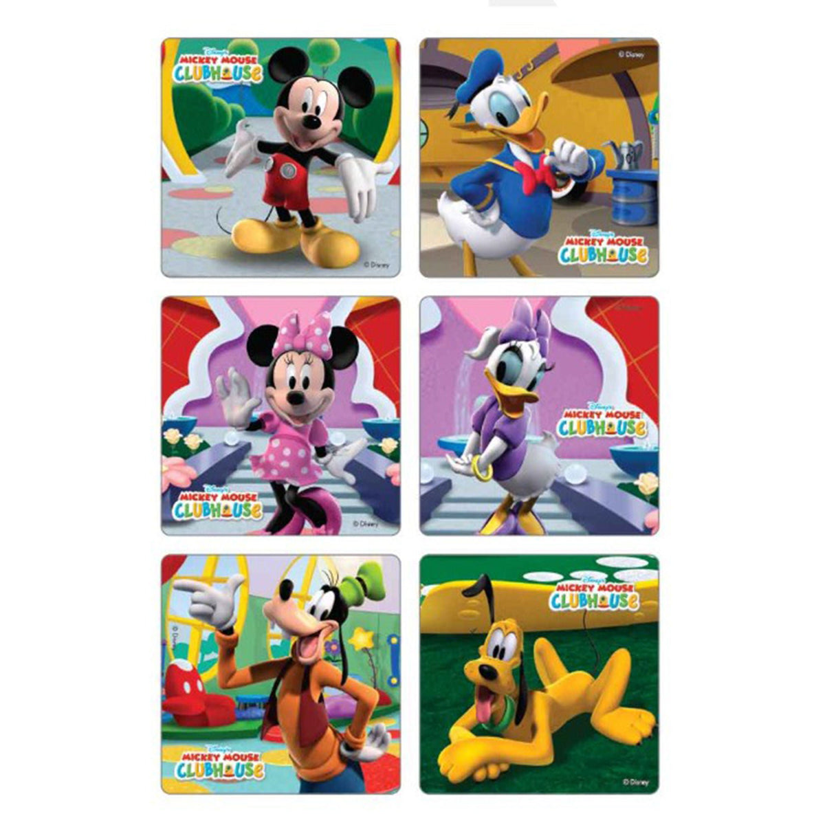 STICKER, MICKEY MOUSE CLUBHOUSE (90/PK), PK/1
