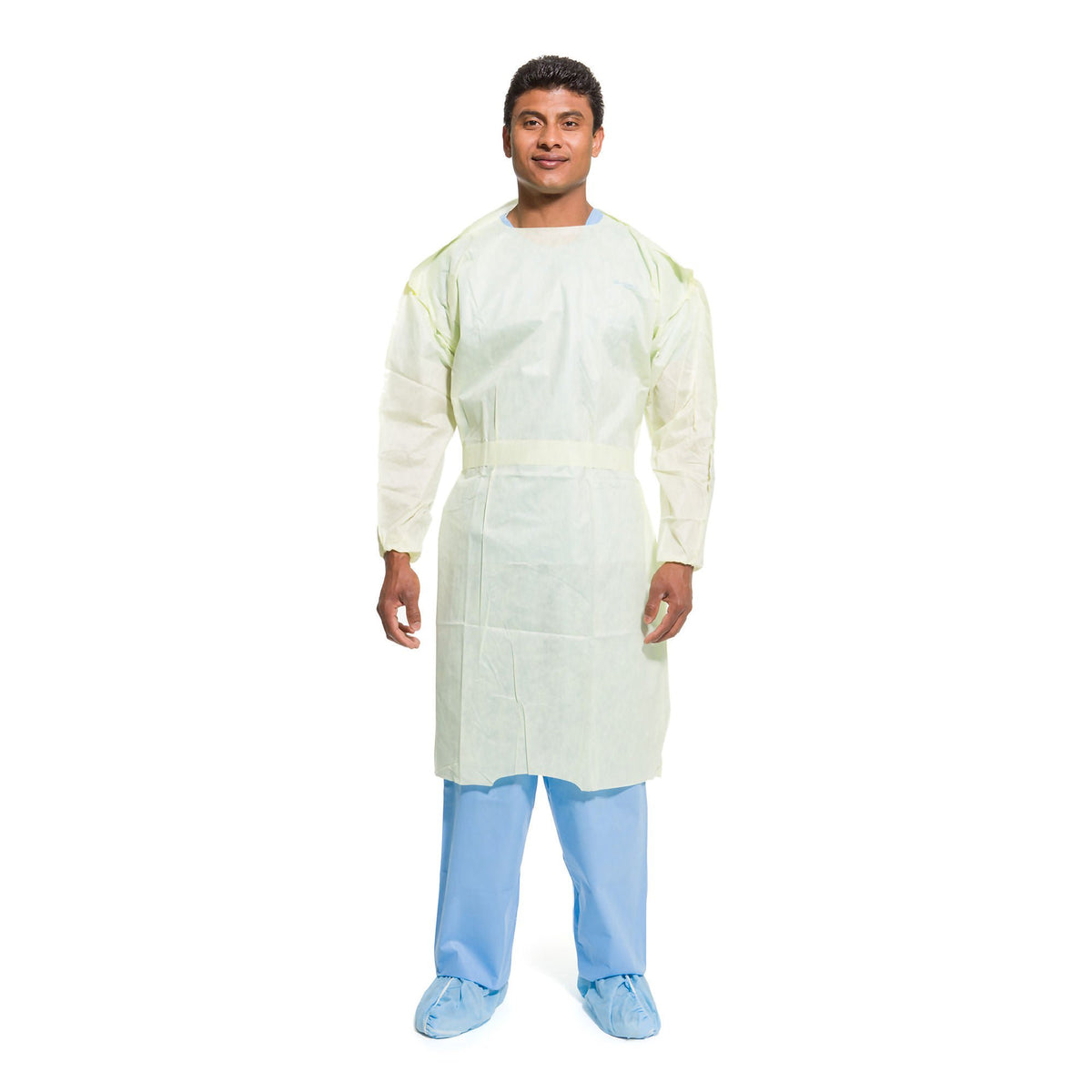 Halyard Protective Procedure Gown, Large, Yellow, PK/10