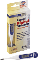 Digital Thermometer 9 Second Reading Large Slim
