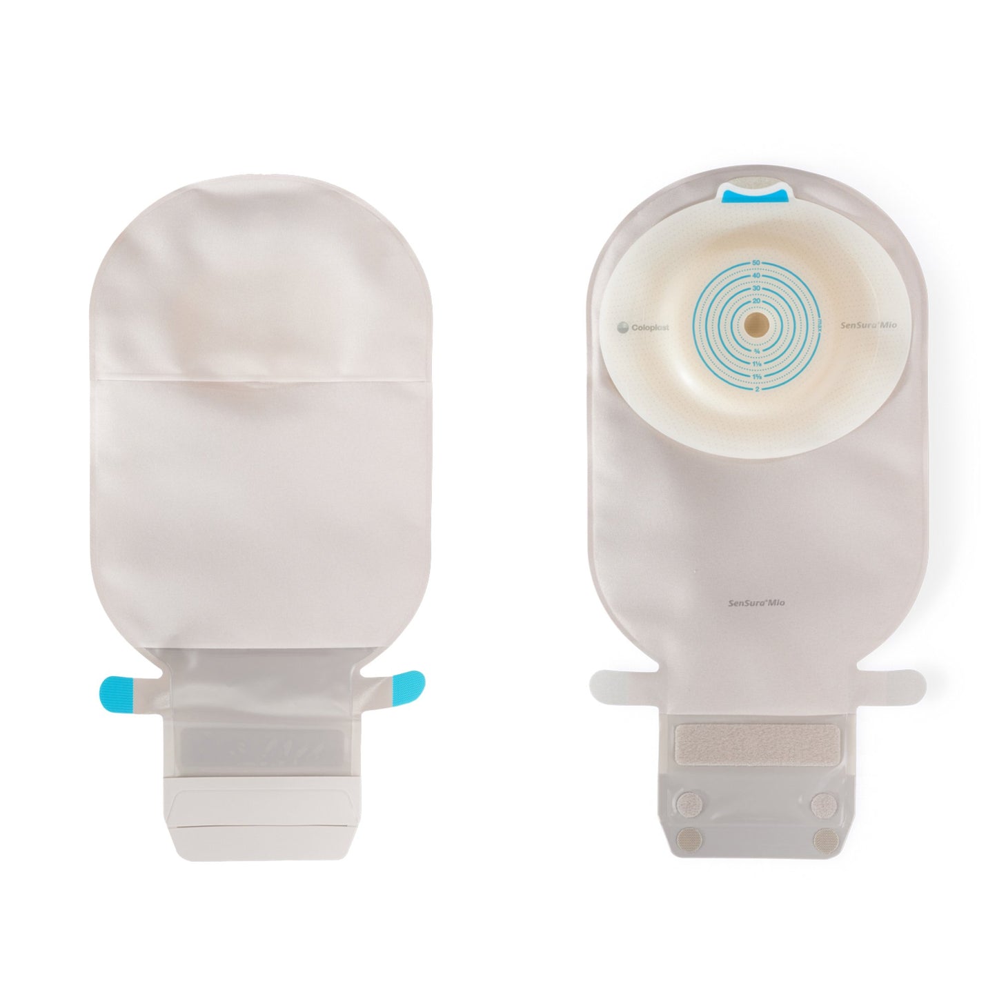 POUCH, OST CONVEX SENSURA 1PC SF CONVEX 3/8"X2" (10/BX)
