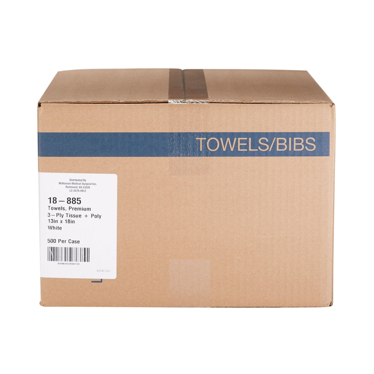 McKesson Nonsterile White Procedure Towel, 13 x 18 Inch