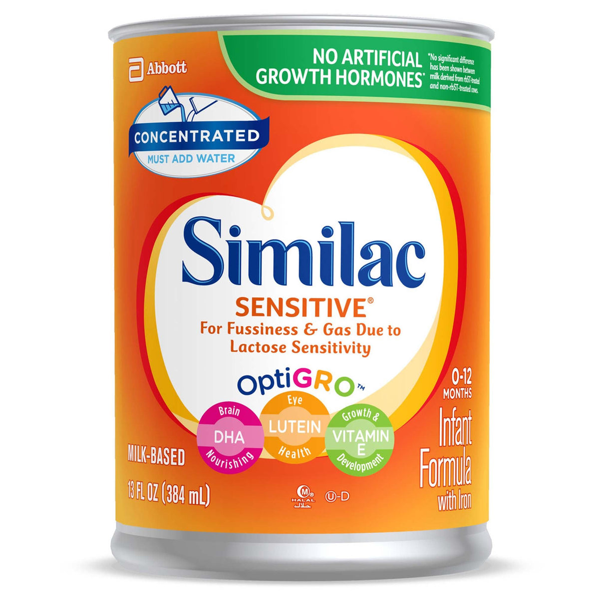 Similac® Sensitive® Infant Formula, 13-ounce can, EA/1