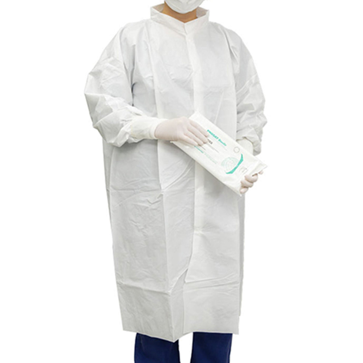 FROCK, CLEANROOM W/THUMB LOOP 4XLG (10/BG 3BG/CS), BG/10
