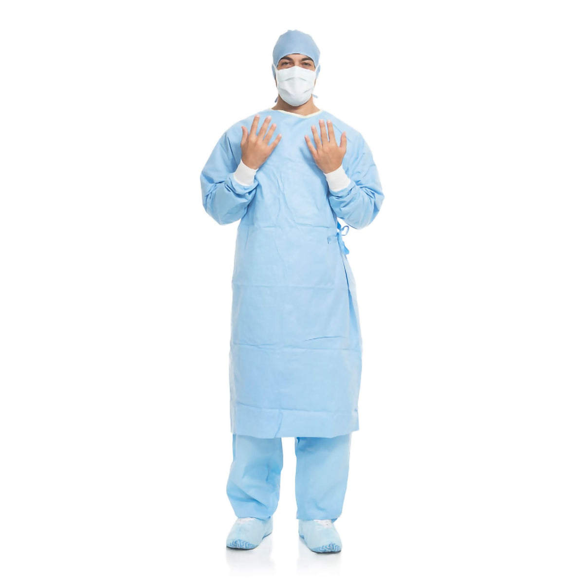 Aero Blue Surgical Gown with Towel, X-Large, EA/1