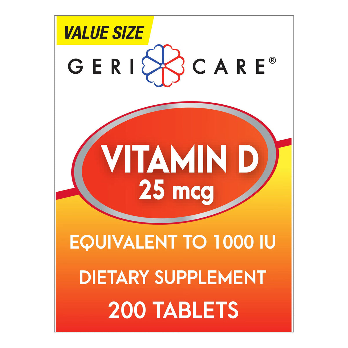 Geri-Care® Vitamin D-3 Supplement, BT/1