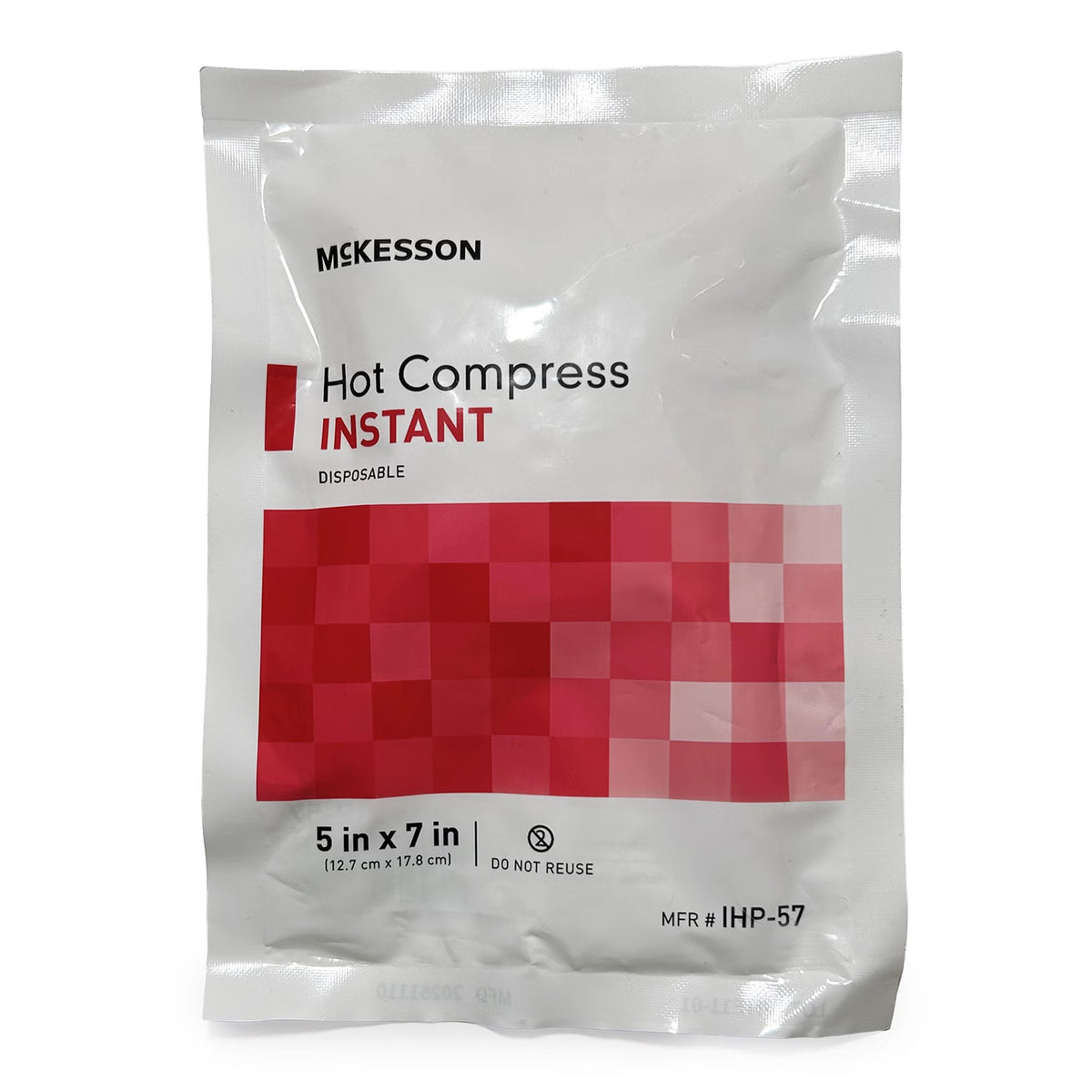 McKesson Instant Hot Compress, Single-use, Disposable, 5 x 7 Inch, CS/24