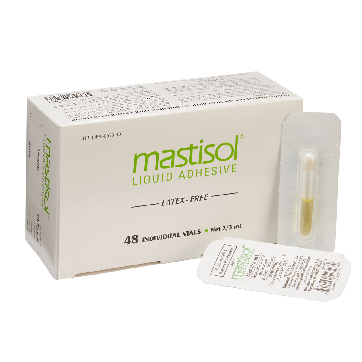 MASTISOL, LIQ ADH STR TIP 2/3CC (48/BX 12BX/CS), CS/576