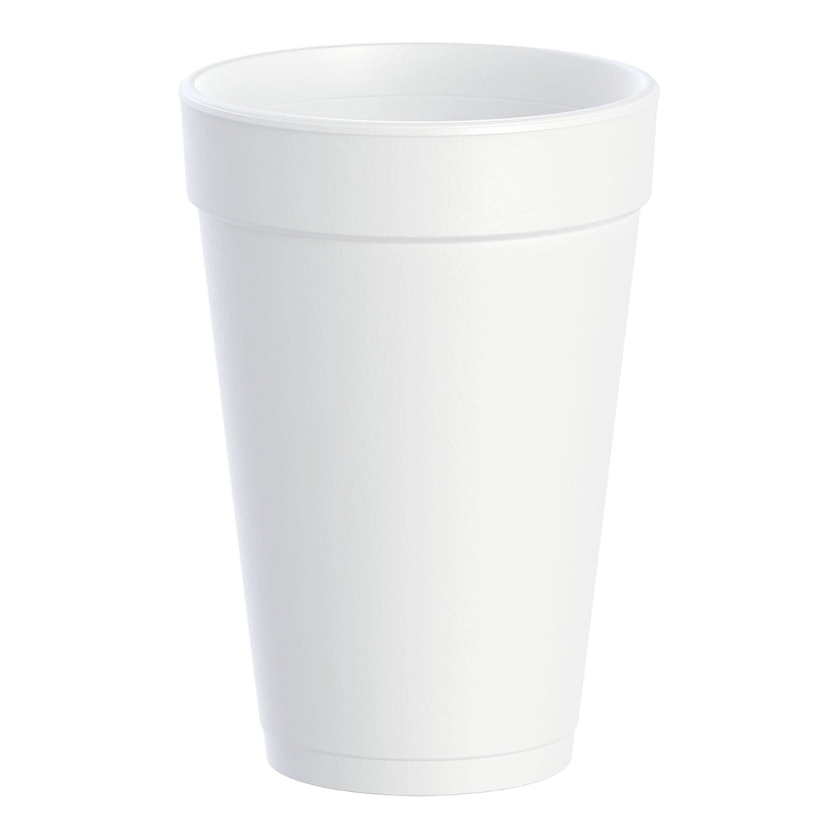 Dart Insulated Styrofoam Beverage Drinking Cups, White, 16 ounce