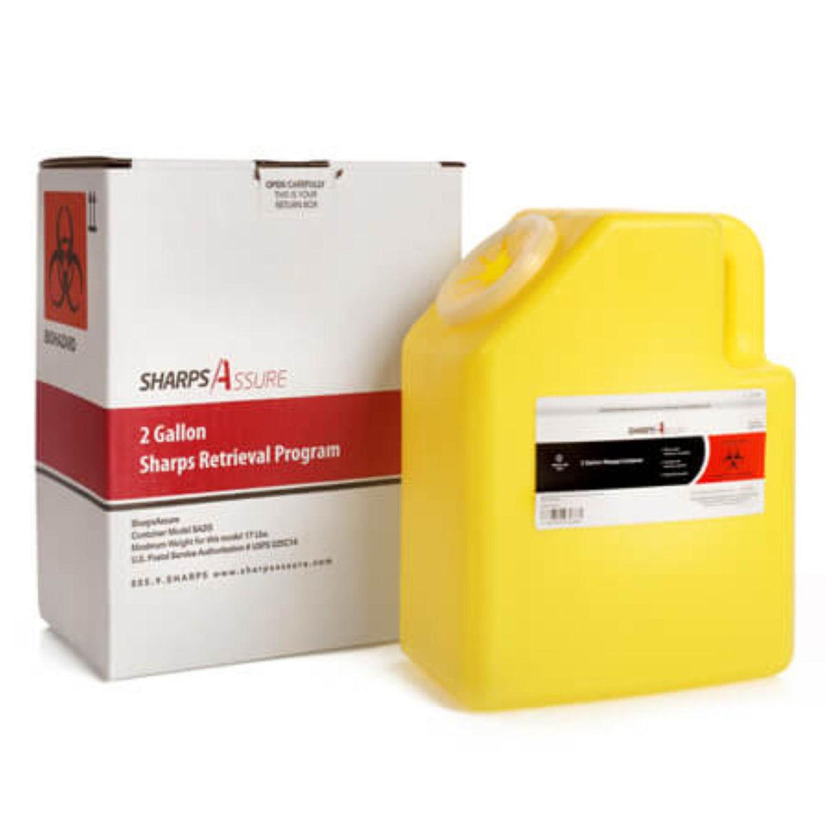 CONTAINER, SHARPS MAILBACK RETRIEVAL TRACE CHEMO 2GL (12/CS), CS/12