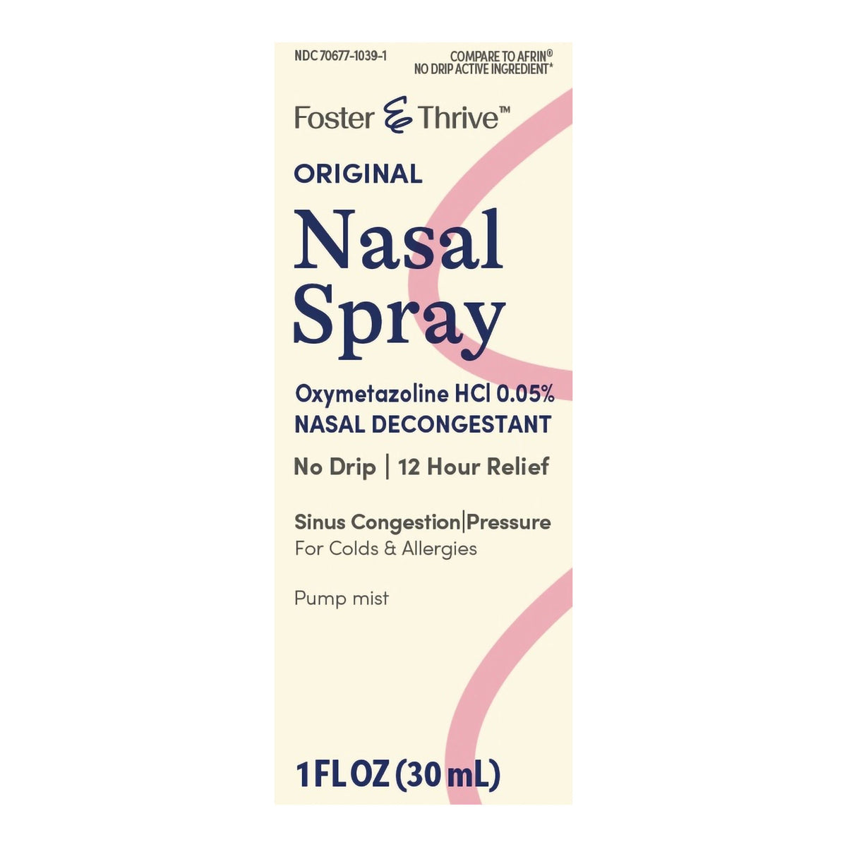 Foster & Thrive™ Oxymetazoline 0.05% Saline Nasal Spray, EA/1