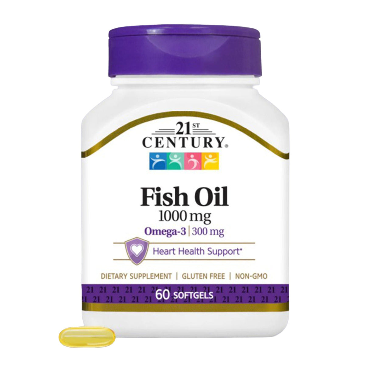 21st Century® Fish Oil Omega 3 Supplement, BT/1