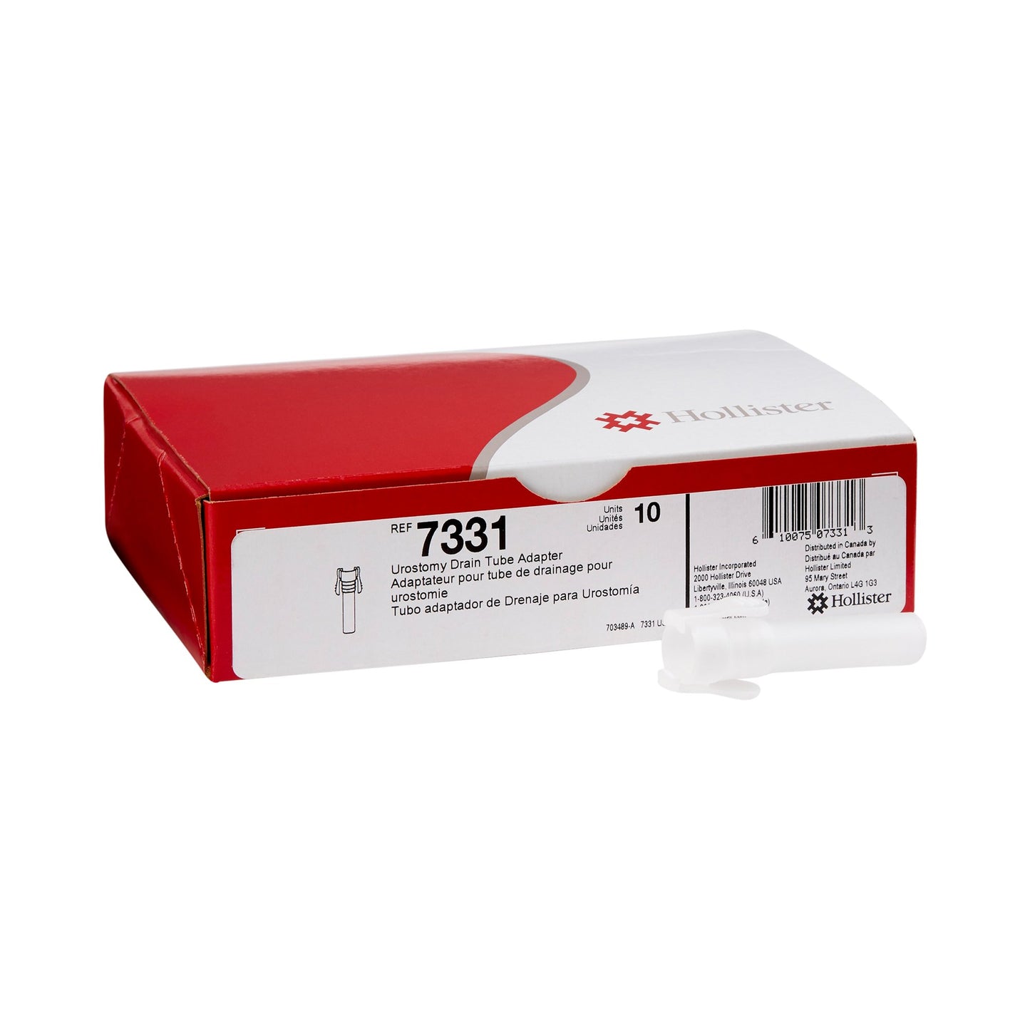 ADAPTER, UROSTOMY DRN TU (10/BX)