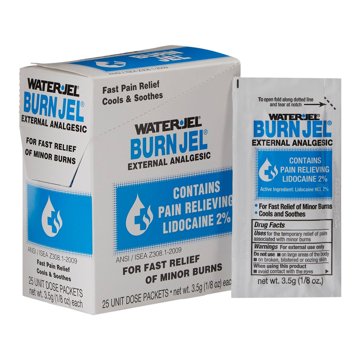 Water Jel® Burn Jel® Lidocaine Burn Relief, CS/600