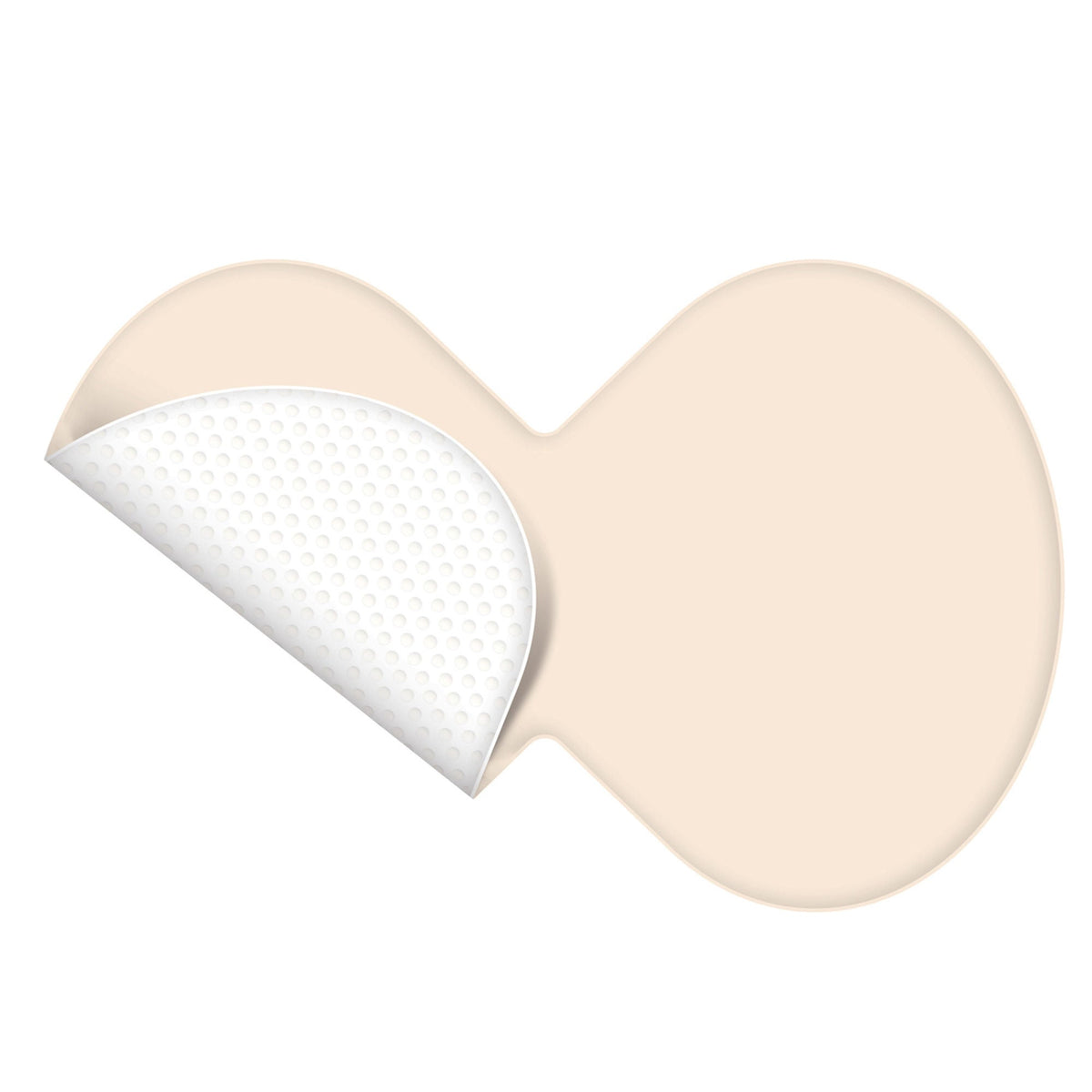 Proximel® Non-Border Foam Dressing, 5 x 8 Inch for Heels, BX/5