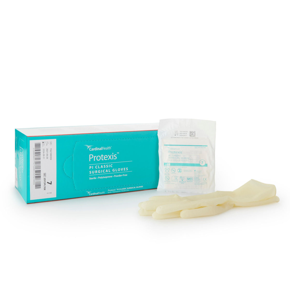 Protexis™ PI Classic Polyisoprene Surgical Glove, Size 7, Ivory, PR/1