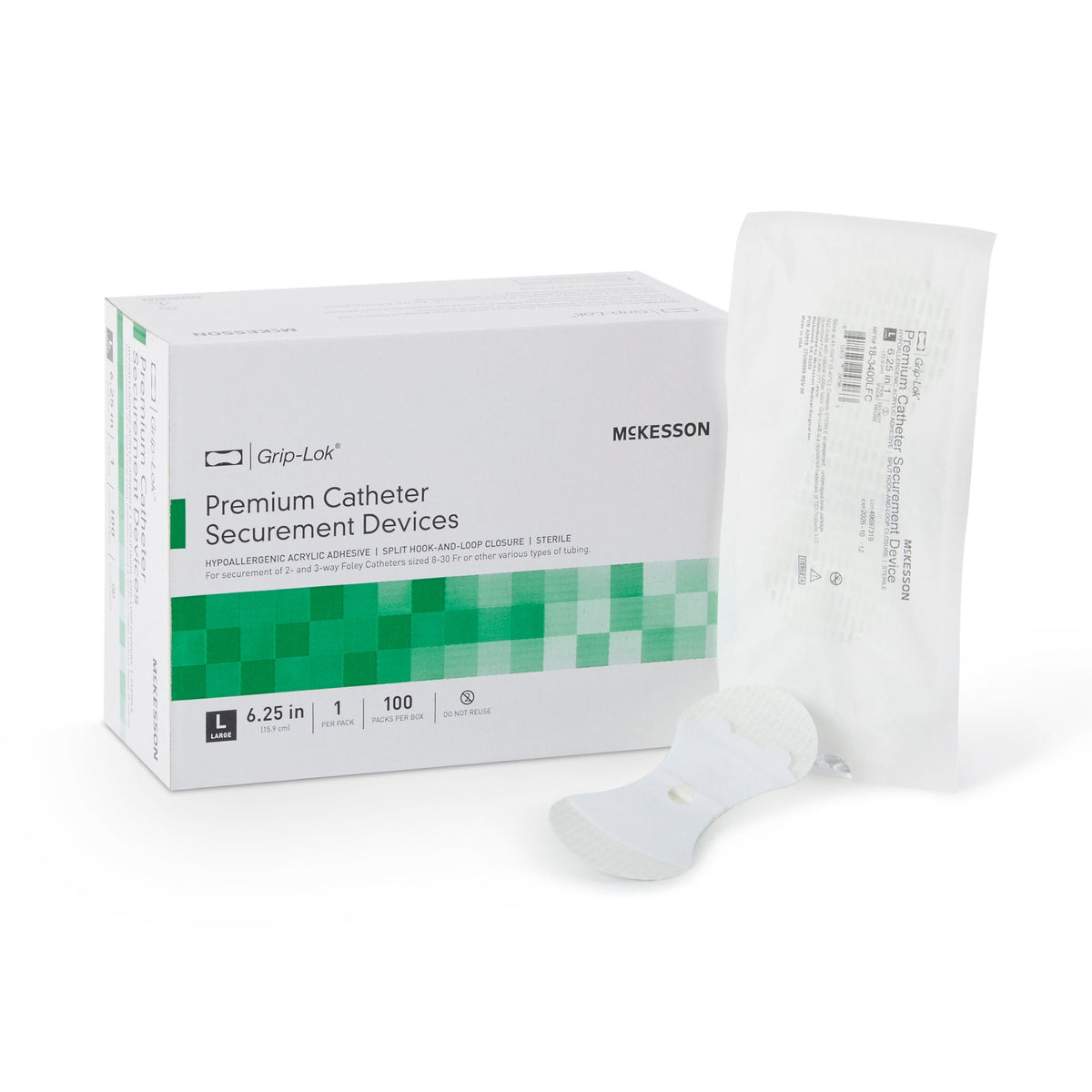 McKesson Grip-Lok® Premium Catheter Securement Devices, BX/100