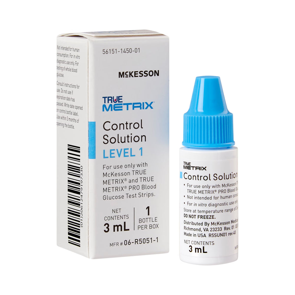 McKesson TRUE METRIX® Glucose Control Solution, 3 mL, CS/24