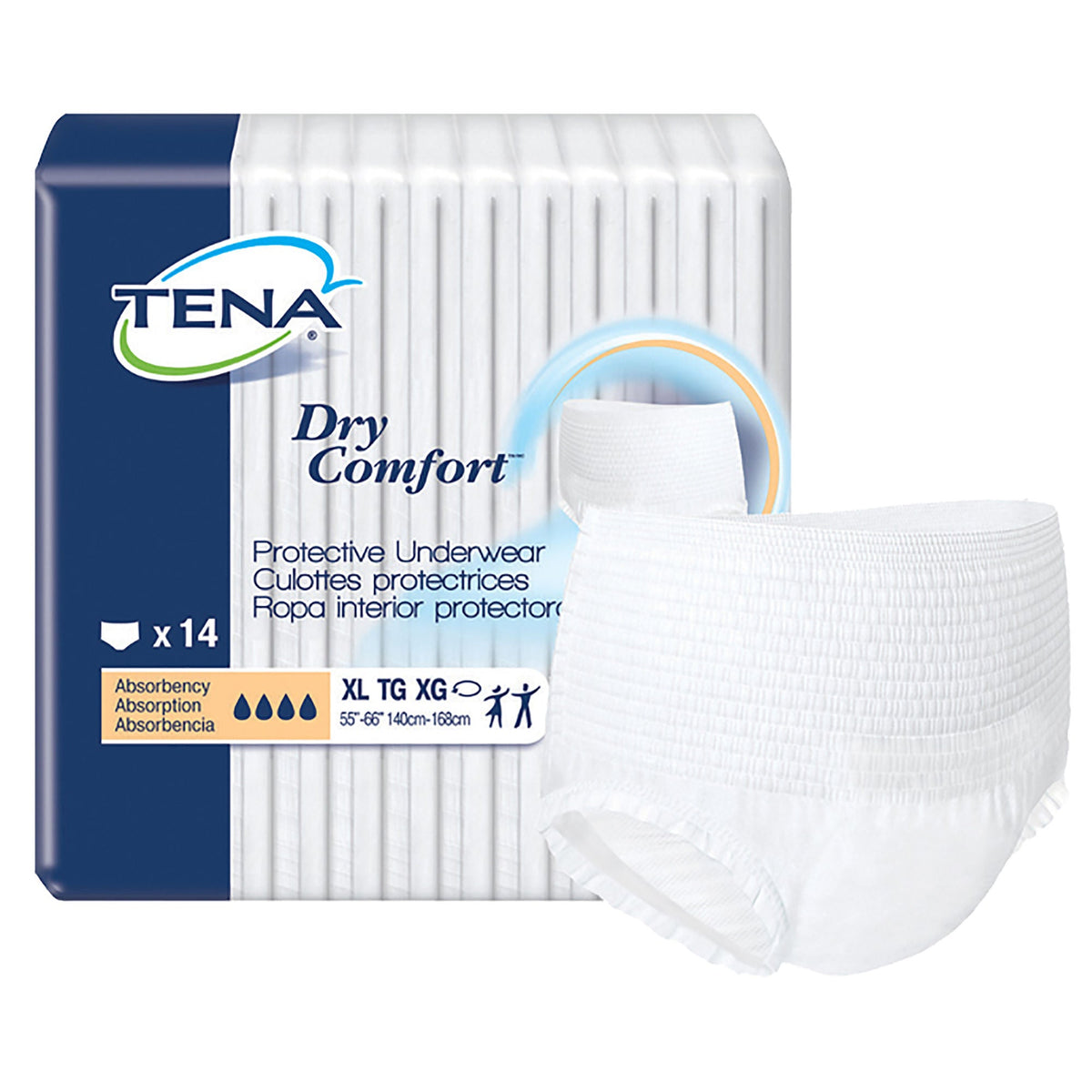 Tena® Dry Comfort™ Absorbent Underwear, Extra Large, CS/56