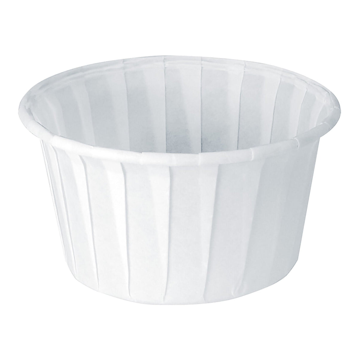 Solo Paper Soufflé Cup, White, 4-ounce capacity, SL/250