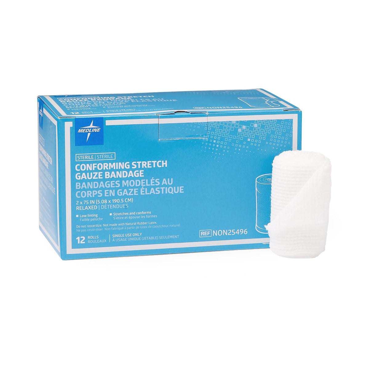 Sof-Form® Sterile Conforming Bandage, 2 x 75 Inch, BX/12
