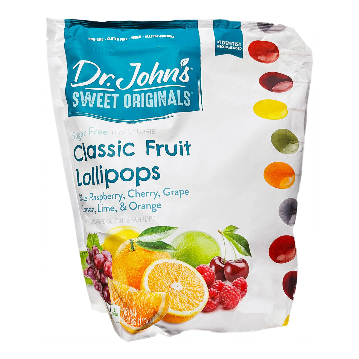 Dr. John's Candies® Sugar-Free Lollipop, BG/132