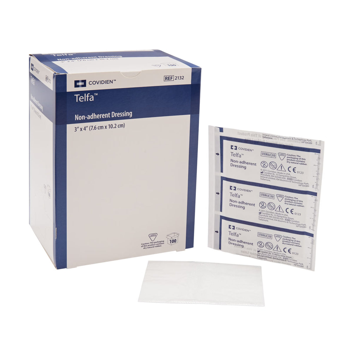 Telfa™ Ouchless Nonadherent Dressing, 3 x 4 Inch, CT/100