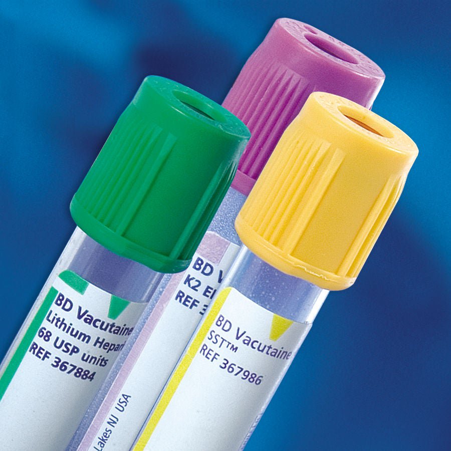 TUBE, BLD COL LIHEP GRN 2ML PLAS VACUTAINER (100/BX 10BX/CS), BX/100