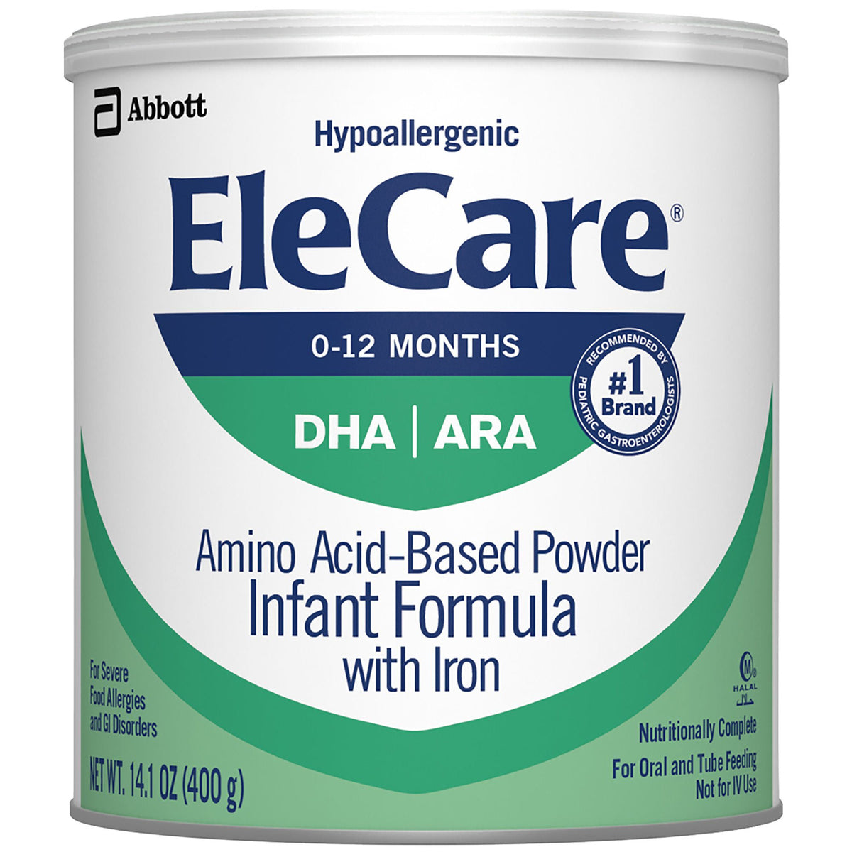 EleCare® with Iron Powder Infant Formula, 14.1-ounce can, EA/1