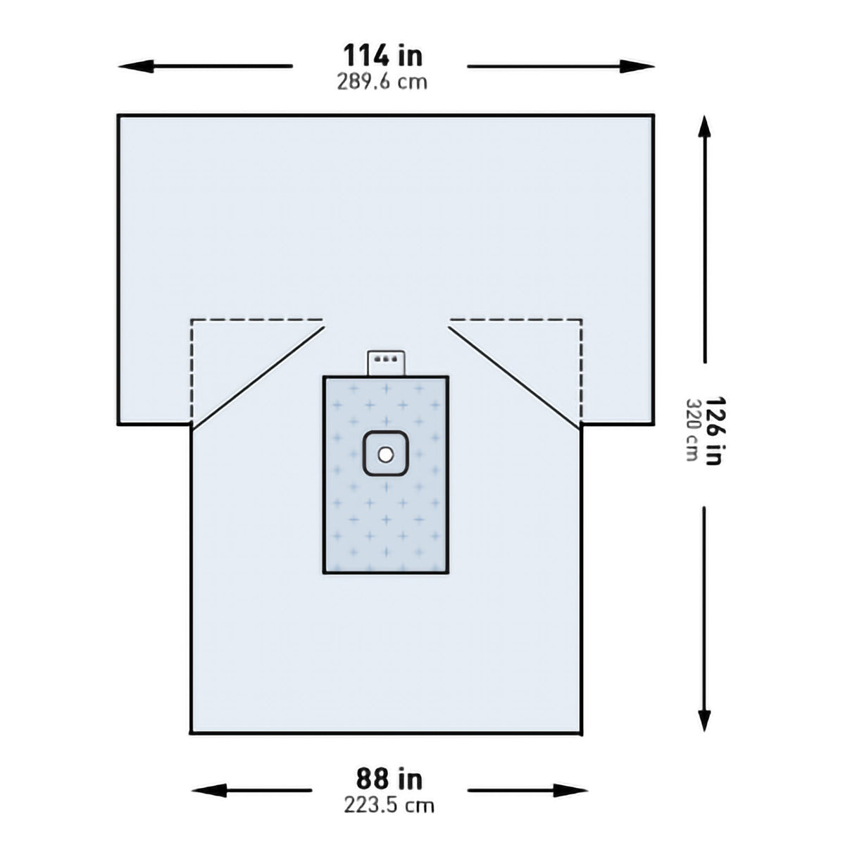 McKesson Sterile Lower Extremity Drape, 114 x 88 x 126 Inch, PK/1
