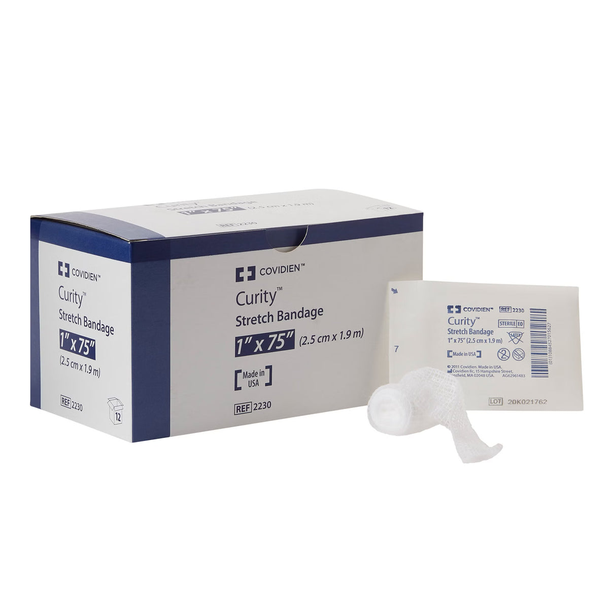 Curity™ Sterile Conforming Bandage, 1 x 75 Inch, One-Ply, BG/12