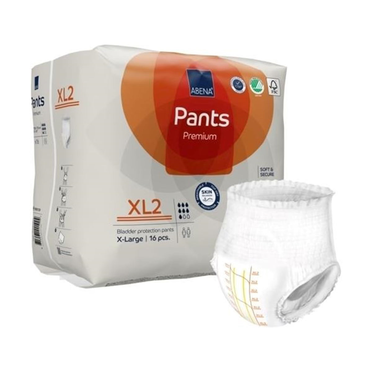 Abena® Premium Pants XL2 Incontinence Brief, X-Large, CS/96