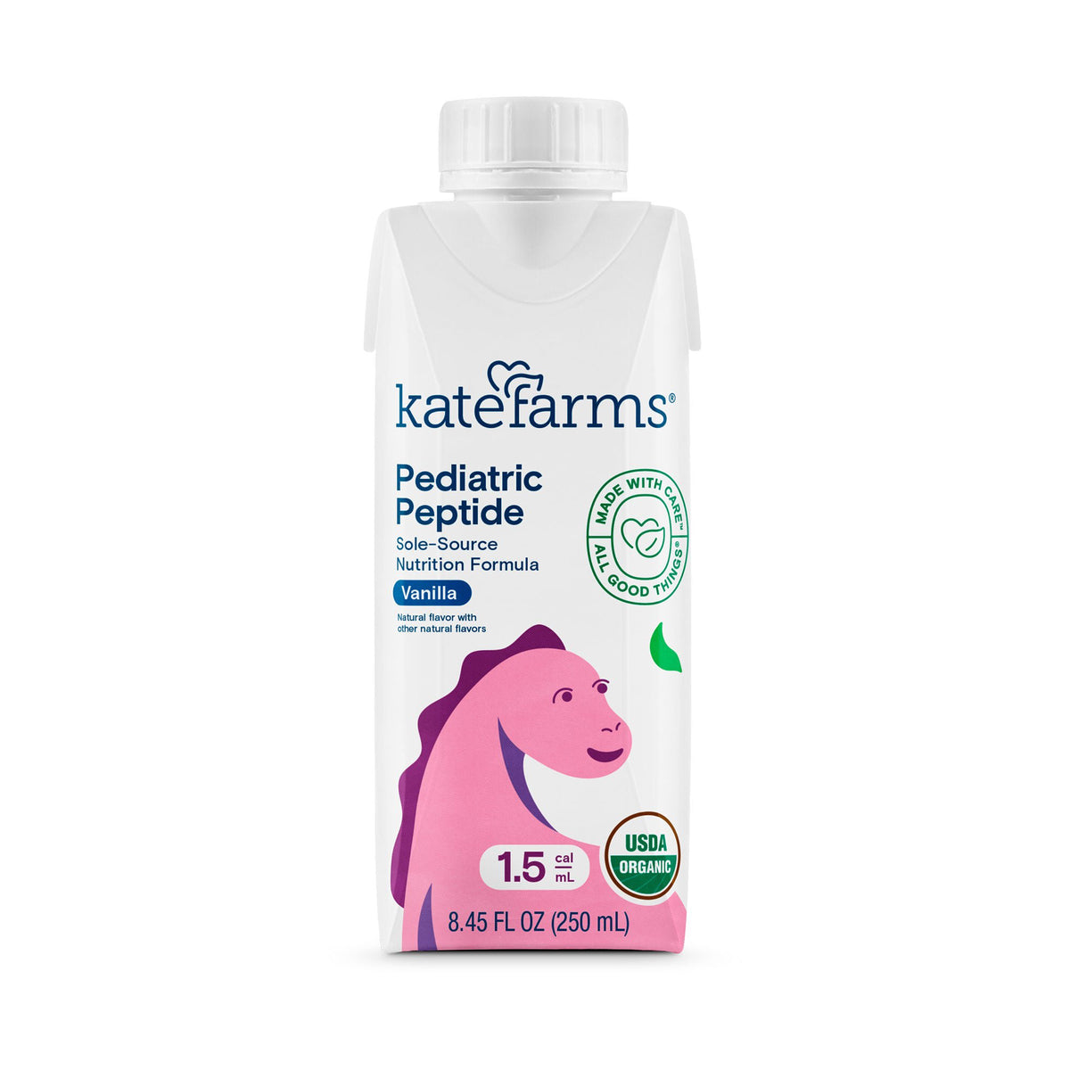 Kate Farms® Pediatric Peptide 1.5 Sole-Source Nutrition Formula, Vanilla, CS/12