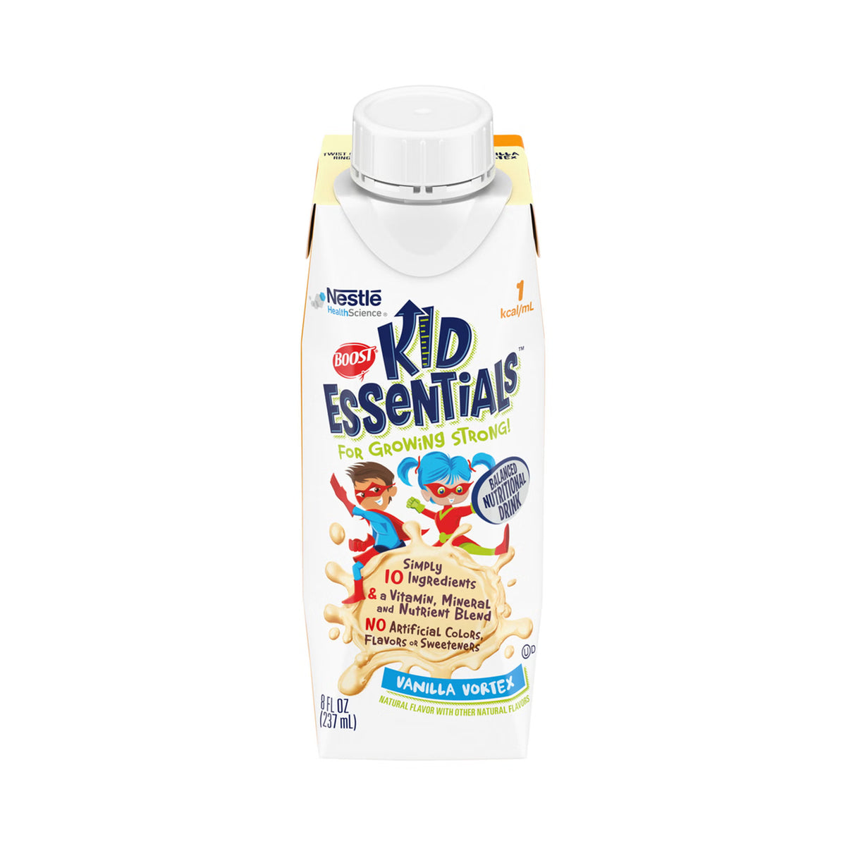 Boost® Kid Essentials™ Balanced Nutritional Drink, Vanilla, 8-ounce Carton, CS/24