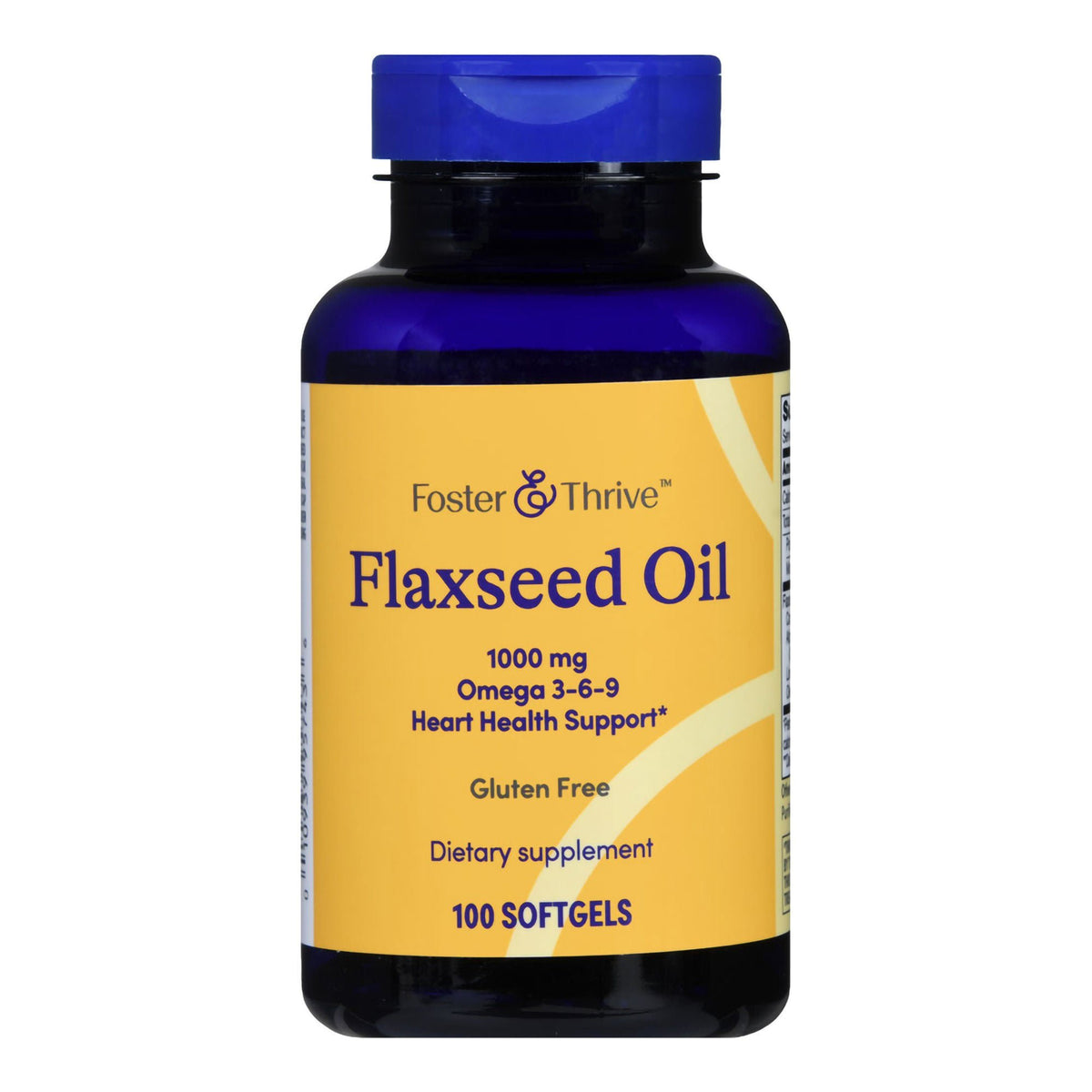 Foster & Thrive™ Flaxseed Oil 1000 mg Softgels, BT/1