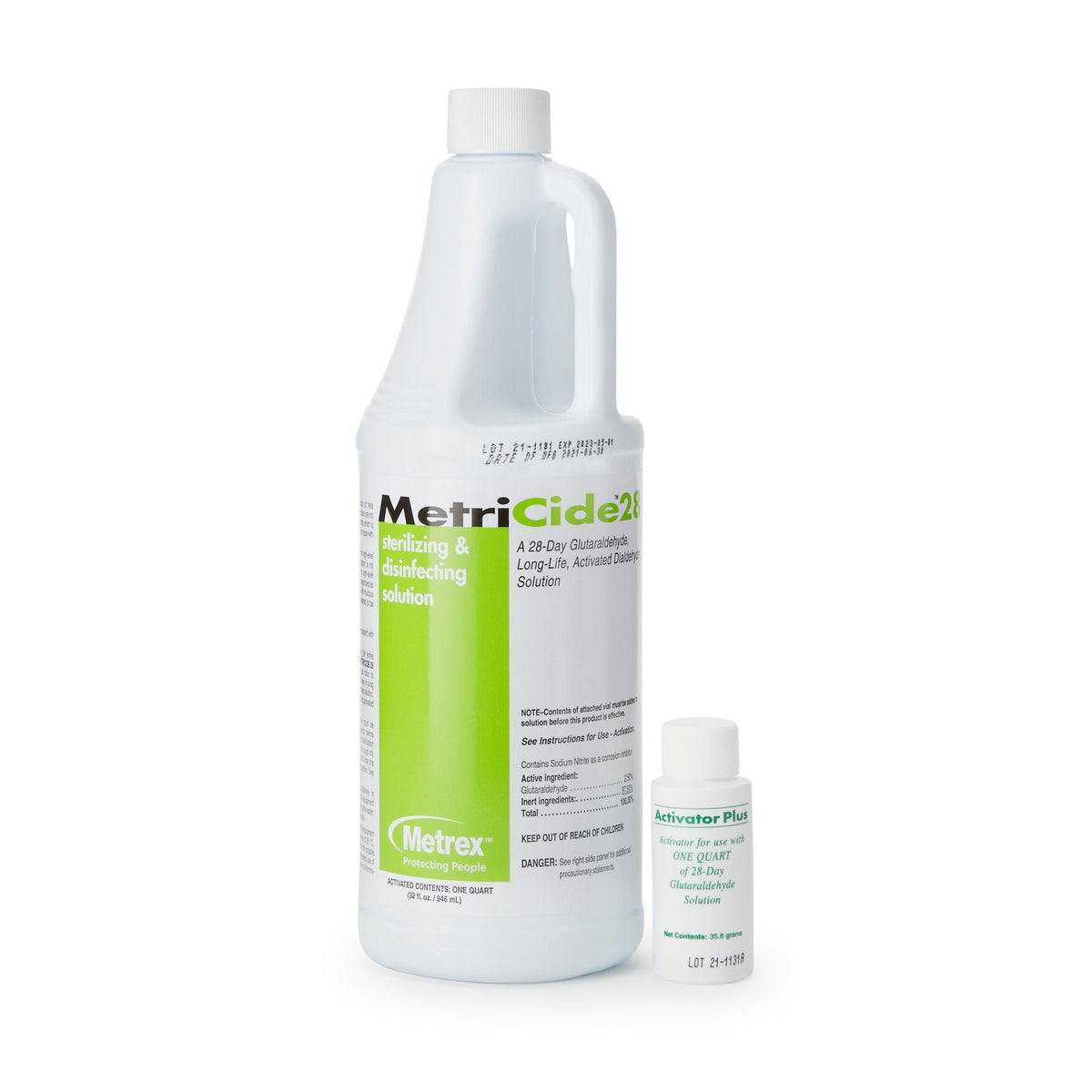 MetriCide® 28 Glutaraldehyde High Level Disinfectant, 32-ounce Bottle, EA/1