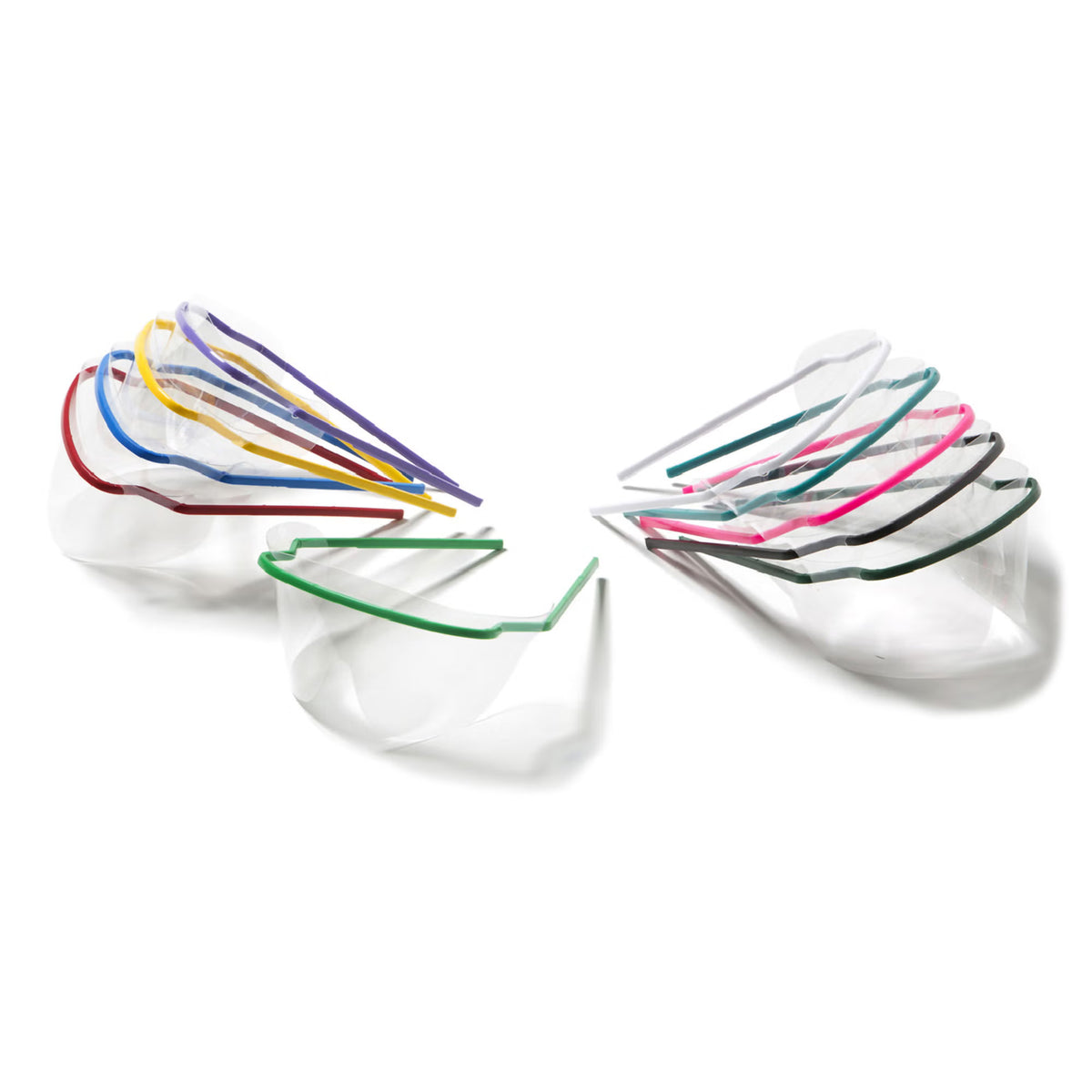 Safeview® Safety Glasses, Clear Tint, Assorted Frame Colors, BX/10