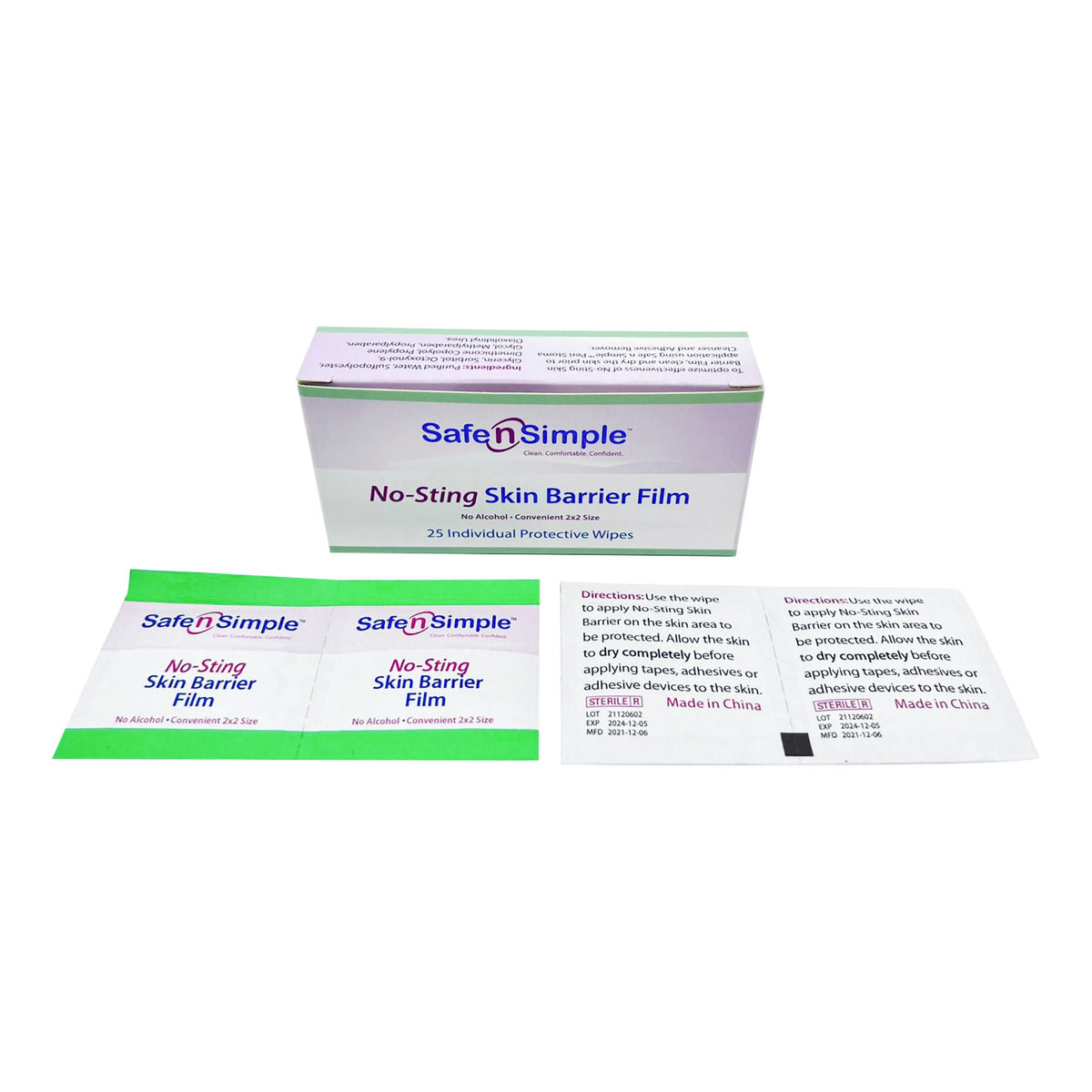 Safe n Simple™ Barrier Wipe, BX/25