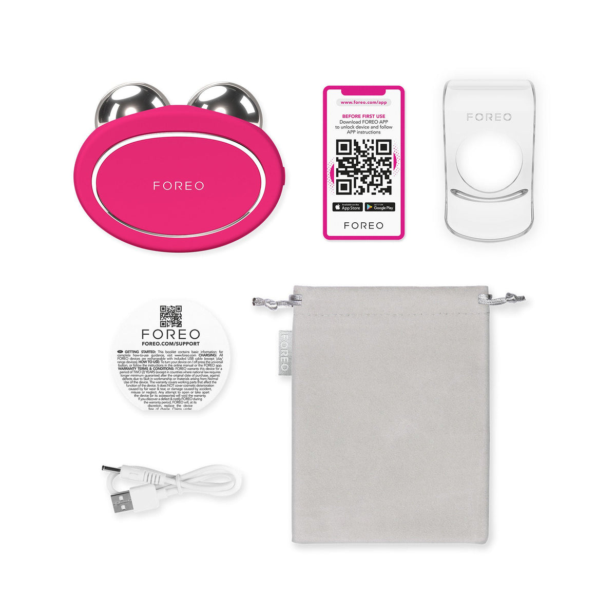 BEAR™ 2 Microcurrent Toning Device, Fuchsia, EA/1