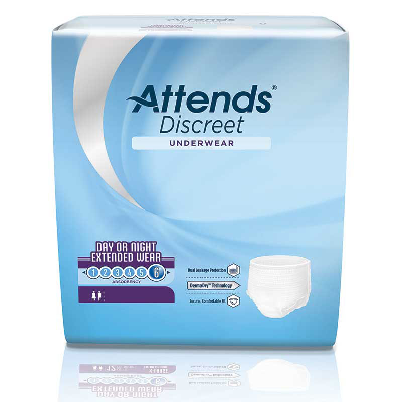 Attends Overnight Underwear, Large 44" to 58"
